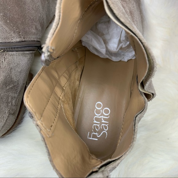 Franco Sarto Robin Suede Leather Bootie sz 10M - Picture 9 of 13
